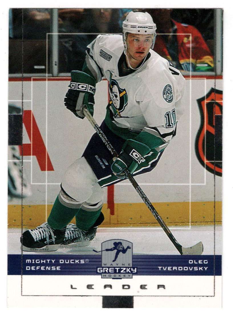 Oleg Tverdovsky - Anaheim Ducks  (NHL Hockey Card) 1999-00 Upper Deck Wayne Gretzky Hockey # 5 Mint