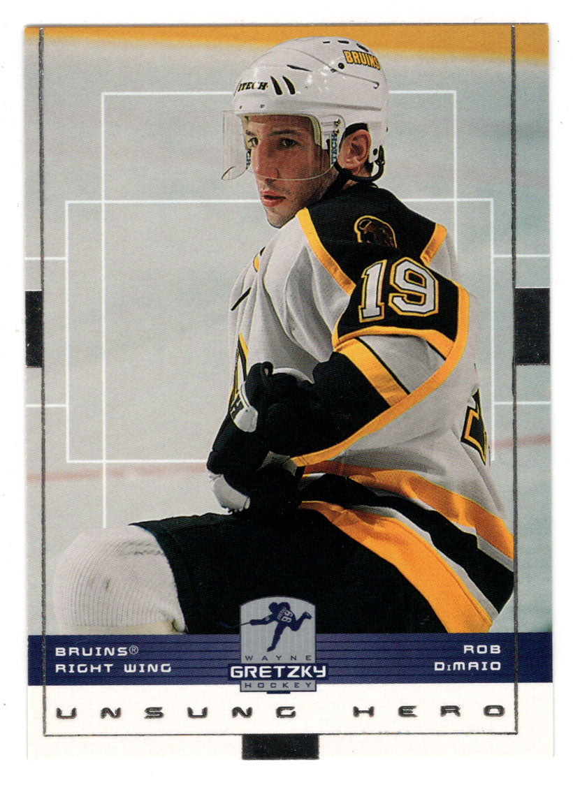 Rob DiMaio - Boston Bruins (NHL Hockey Card) 1999-00 Upper Deck Wayne Gretzky Hockey # 19 Mint