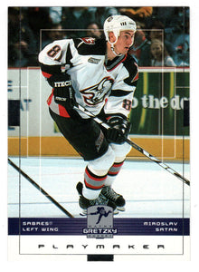 Miroslav Satan - Buffalo Sabres (NHL Hockey Card) 1999-00 Upper Deck Wayne Gretzky Hockey # 22 Mint