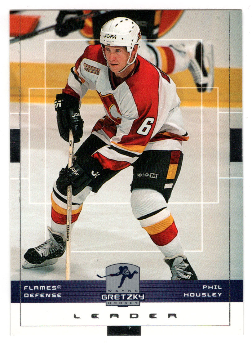 Phil Housley - Calgary Flames (NHL Hockey Card) 1999-00 Upper Deck Wayne Gretzky Hockey # 30 Mint