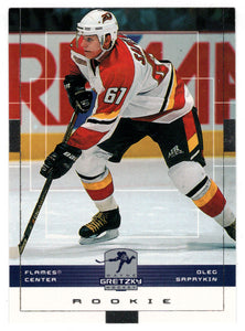 Oleg Saprykin RC - Calgary Flames (NHL Hockey Card) 1999-00 Upper Deck Wayne Gretzky Hockey # 33 Mint