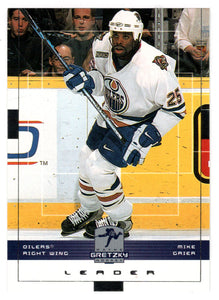 Mike Grier - Edmonton Oilers (NHL Hockey Card) 1999-00 Upper Deck Wayne Gretzky Hockey # 68 Mint