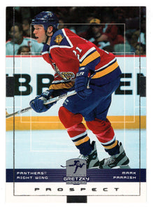 Mark Parrish - Florida Panthers (NHL Hockey Card) 1999-00 Upper Deck Wayne Gretzky Hockey # 73 Mint