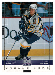 Kimmo Timonen - Nashville Predators (NHL Hockey Card) 1999-00 Upper Deck Wayne Gretzky Hockey # 93 Mint