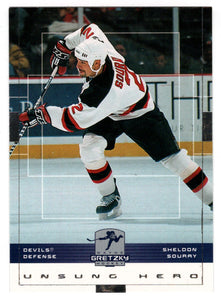 Sheldon Souray - New Jersey Devils (NHL Hockey Card) 1999-00 Upper Deck Wayne Gretzky Hockey # 97 Mint