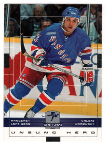 Valeri Kamensky - New York Rangers (NHL Hockey Card) 1999-00 Upper Deck Wayne Gretzky Hockey # 111 Mint