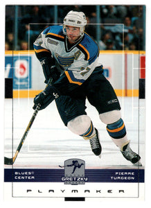 Pierre Turgeon - St. Louis Blues (NHL Hockey Card) 1999-00 Upper Deck Wayne Gretzky Hockey # 143 Mint