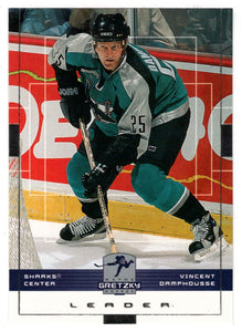 Vincent Damphousse - San Jose Sharks (NHL Hockey Card) 1999-00 Upper Deck Wayne Gretzky Hockey # 152 Mint