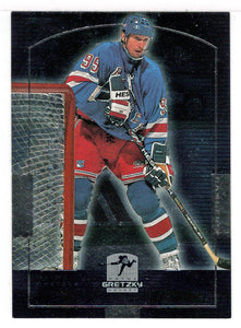 Wayne Gretzky - New York Rangers (NHL Hockey Card) 1999-00 Upper Deck Wayne Gretzky Hockey Hall of Fame Career # HOF-27 Mint