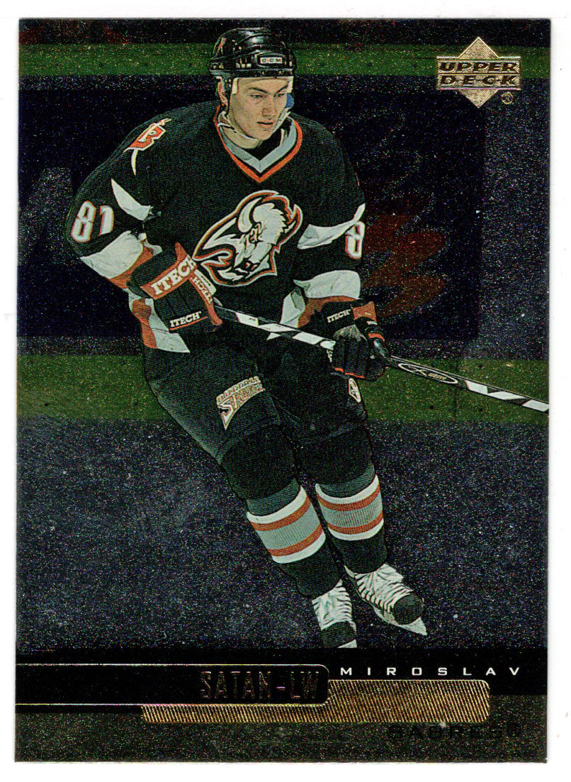 Miroslav Satan - Buffalo Sabres (NHL Hockey Card) 1999-00 Upper Deck Gold Reserve # 24 Mint