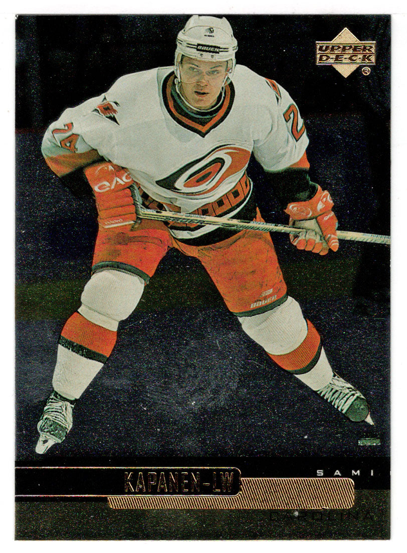 Sami Kapanen - Carolina Hurricanes (NHL Hockey Card) 1999-00 Upper Deck Gold Reserve # 32 Mint