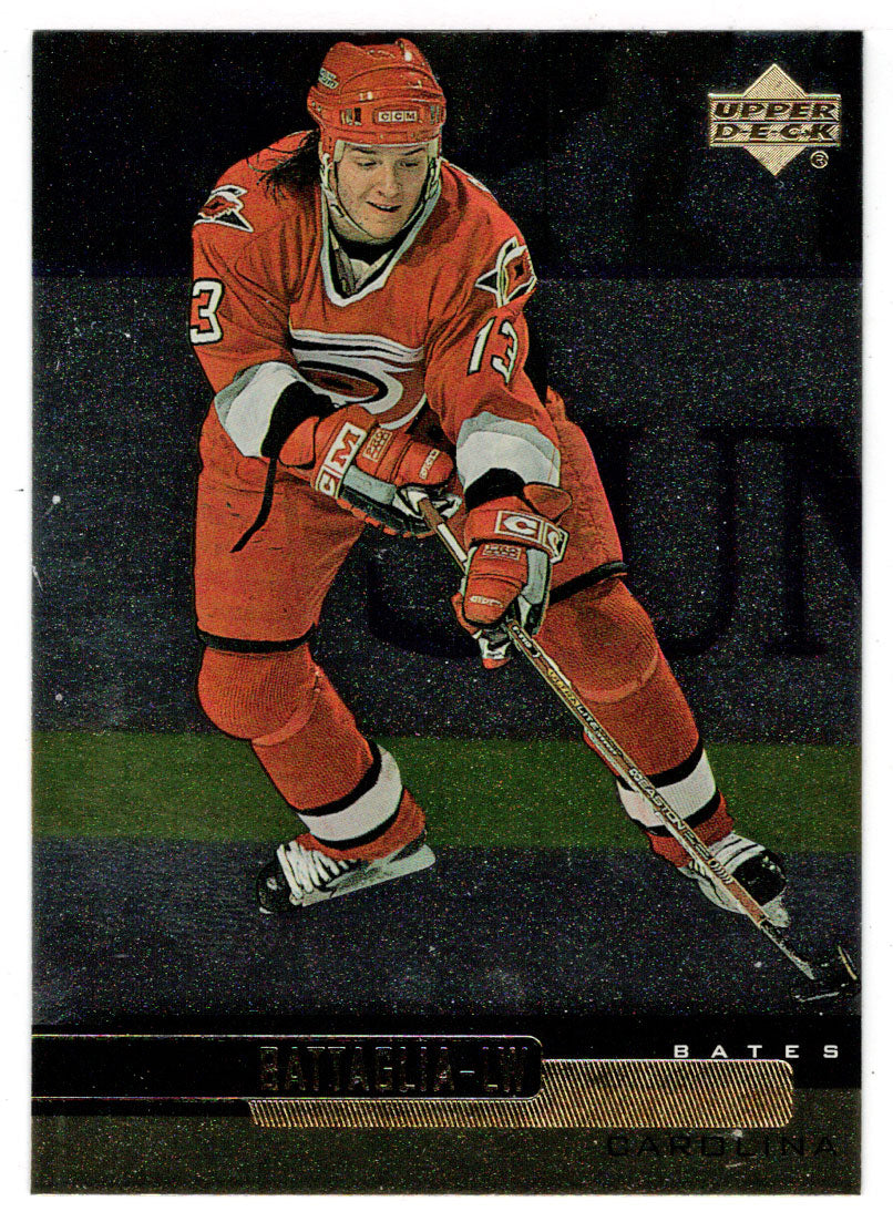 Bates Battaglia - Carolina Hurricanes (NHL Hockey Card) 1999-00 Upper Deck Gold Reserve # 34 Mint