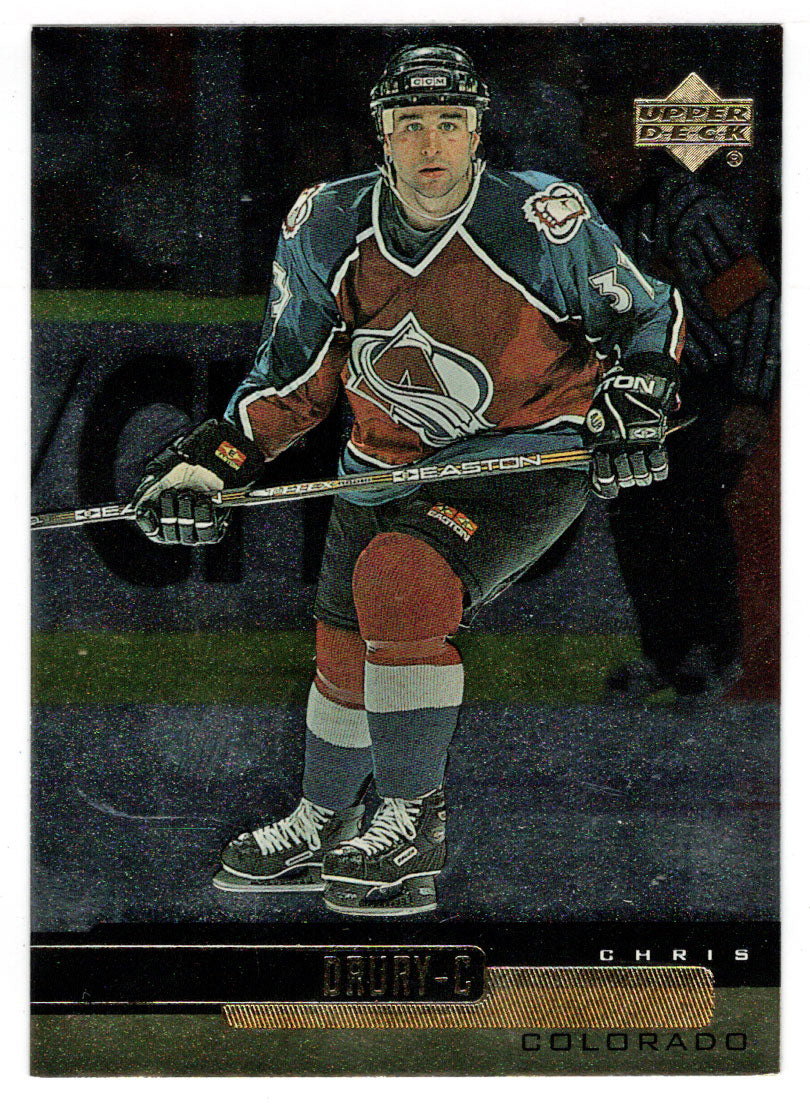 Chris Drury - Colorado Avalanche (NHL Hockey Card) 1999-00 Upper Deck Gold Reserve # 41 Mint