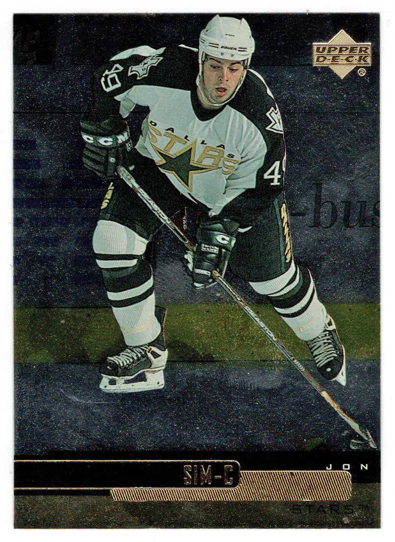 Jon Sim RC - Dallas Stars (NHL Hockey Card) 1999-00 Upper Deck Gold Reserve # 47 Mint