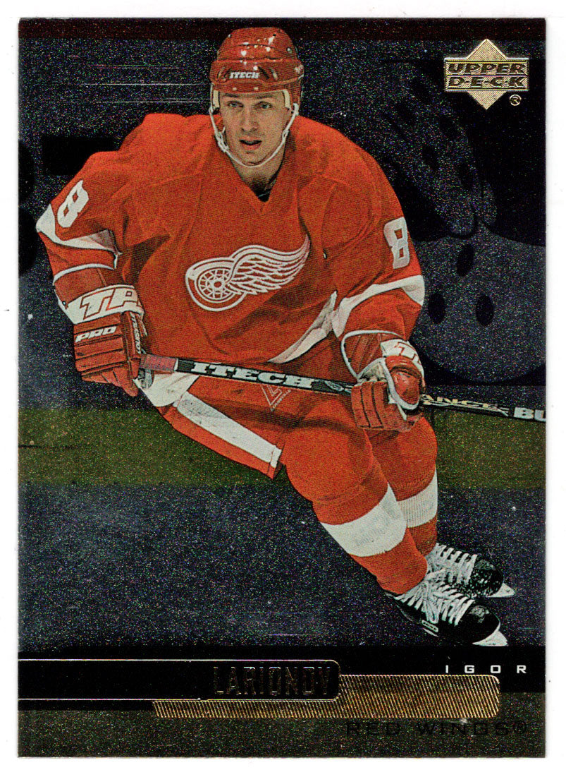 Igor Larionov - Detroit Red Wings (NHL Hockey Card) 1999-00 Upper Deck Gold Reserve # 52 Mint