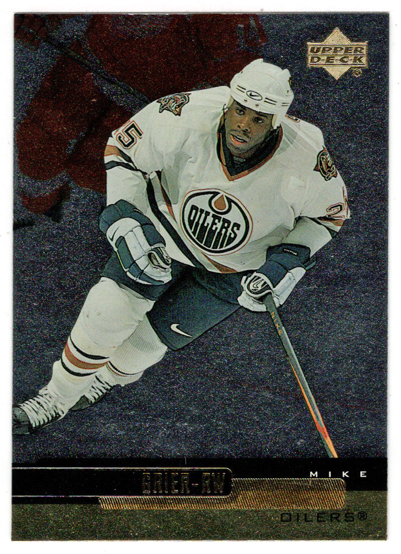 Mike Grier - Edmonton Oilers (NHL Hockey Card) 1999-00 Upper Deck Gold Reserve # 55 Mint