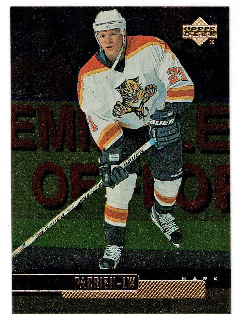 Mark Parrish - Florida Panthers (NHL Hockey Card) 1999-00 Upper Deck Gold Reserve # 58 Mint