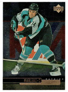 Patrick Marleau - San Jose Sharks (NHL Hockey Card) 1999-00 Upper Deck Gold Reserve # 110 Mint