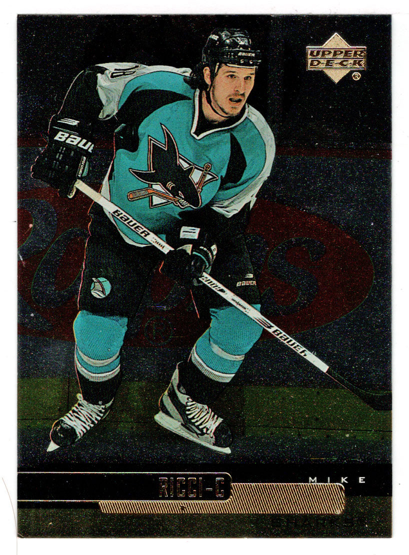 Mike Ricci - San Jose Sharks (NHL Hockey Card) 1999-00 Upper Deck Gold Reserve # 111 Mint