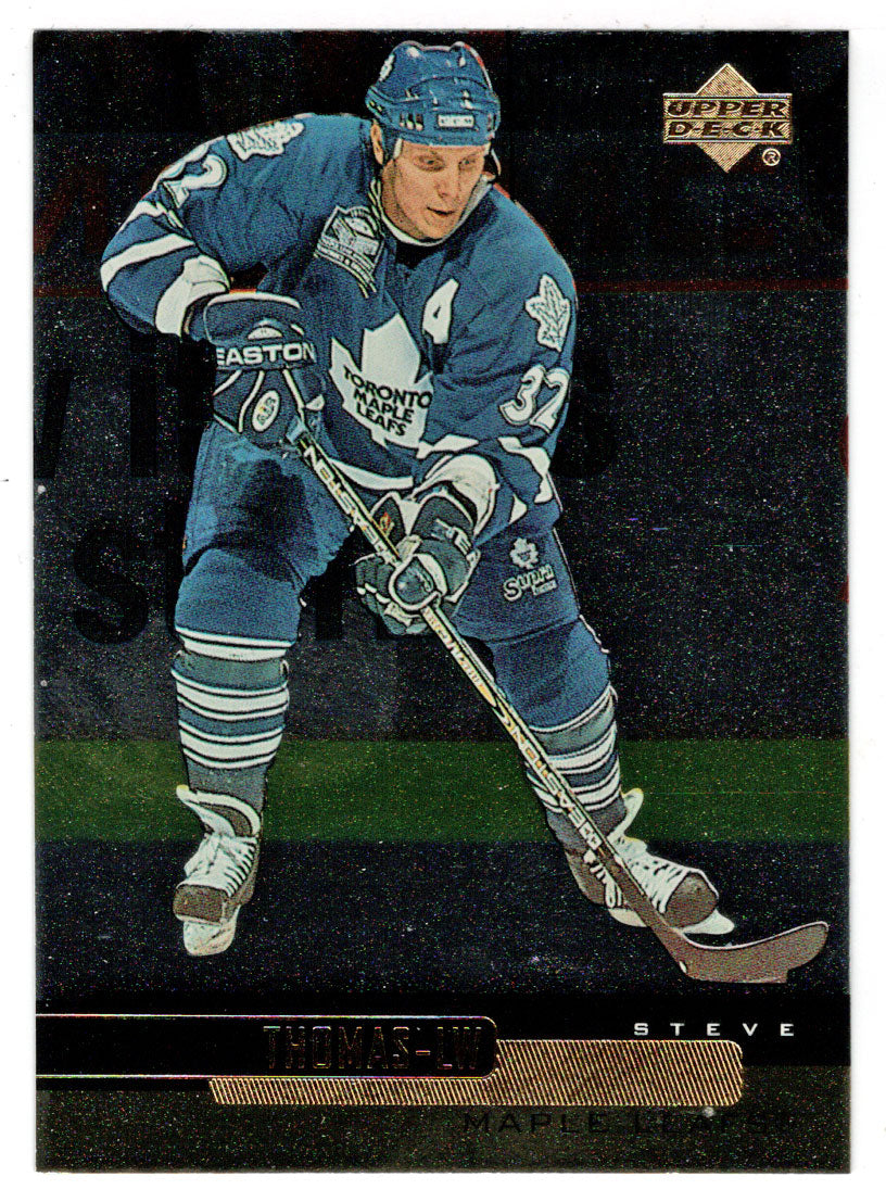 Steve Thomas - Toronto Maple Leafs (NHL Hockey Card) 1999-00 Upper Deck Gold Reserve # 124 Mint