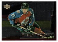 Peter Forsberg - Colorado Avalanche - Star Power (NHL Hockey Card) 1999-00 Upper Deck Gold Reserve # 154 Mint