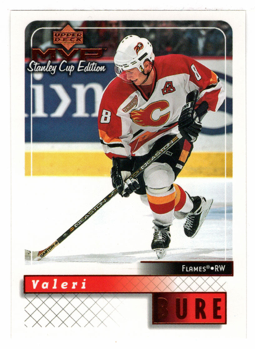 Valeri Bure - Calgary Flames (NHL Hockey Card) 1999-00 Upper Deck MVP Stanley Cup Edition # 29 Mint