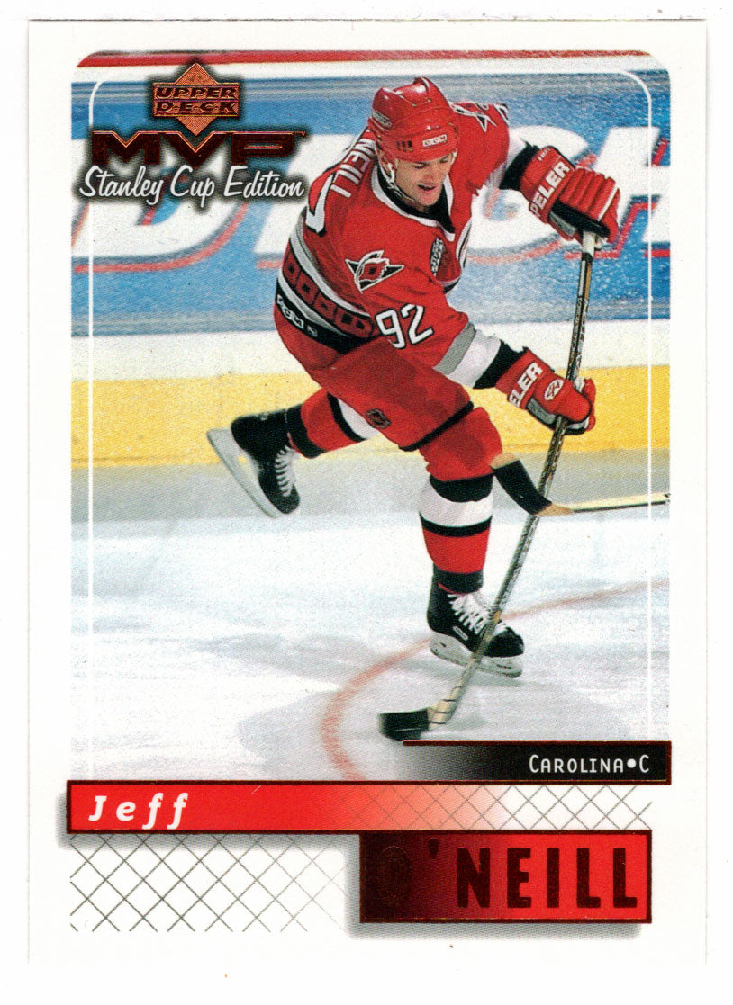 Jeff O'Neill - Carolina Hurricanes (NHL Hockey Card) 1999-00 Upper Deck MVP Stanley Cup Edition # 37 Mint