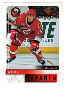 Sami Kapanen - Carolina Hurricanes (NHL Hockey Card) 1999-00 Upper Deck MVP Stanley Cup Edition # 39 Mint