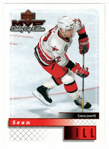 Sean Hill - Carolina Hurricanes (NHL Hockey Card) 1999-00 Upper Deck MVP Stanley Cup Edition # 40 Mint