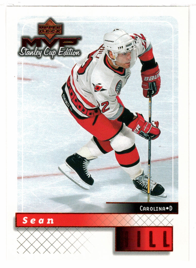 Sean Hill - Carolina Hurricanes (NHL Hockey Card) 1999-00 Upper Deck MVP Stanley Cup Edition # 40 Mint