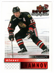Alexei Zhamnov - Chicago Blackhawks (NHL Hockey Card) 1999-00 Upper Deck MVP Stanley Cup Edition # 46 Mint