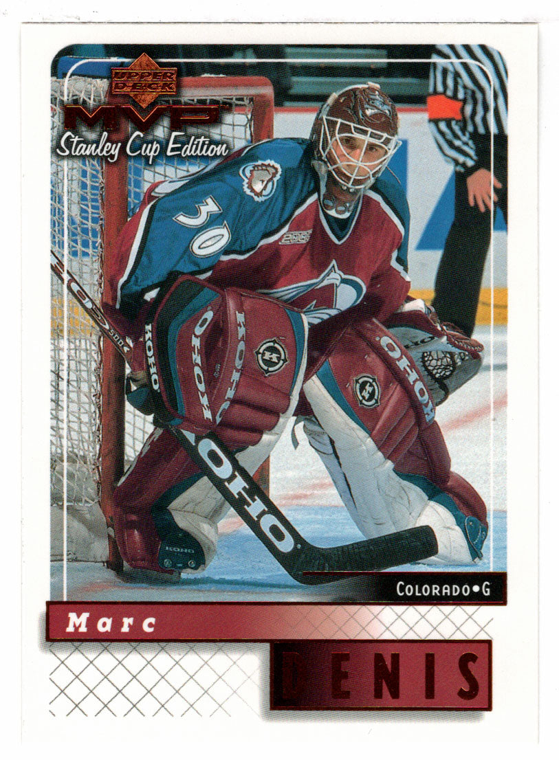 Marc Denis - Colorado Avalanche (NHL Hockey Card) 1999-00 Upper Deck MVP Stanley Cup Edition # 56 Mint