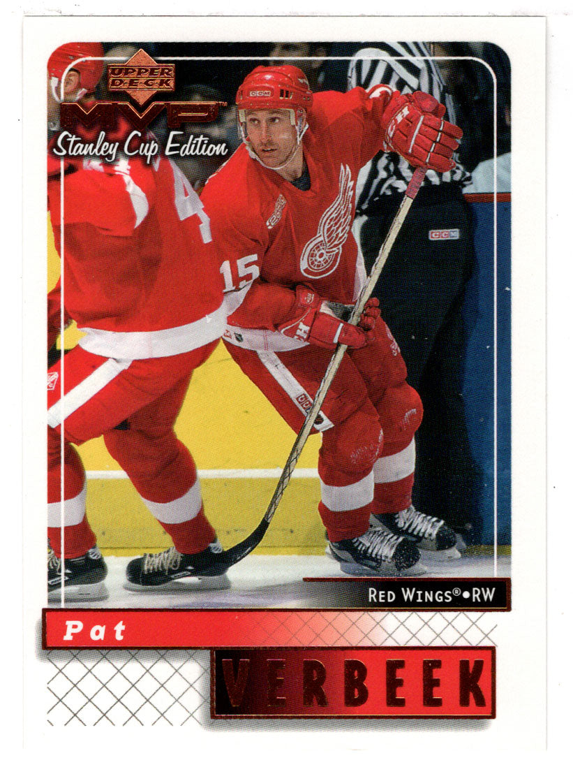 Pat Verbeek - Detroit Red Wings (NHL Hockey Card) 1999-00 Upper Deck MVP Stanley Cup Edition # 69 Mint