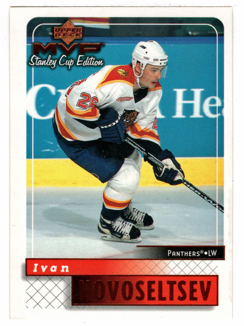 Ivan Novoseltsev RC - Florida Panthers (NHL Hockey Card) 1999-00 Upper Deck MVP Stanley Cup Edition # 80 Mint