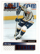 Greg Johnson - Nashville Predators (NHL Hockey Card) 1999-00 Upper Deck MVP Stanley Cup Edition # 102 Mint