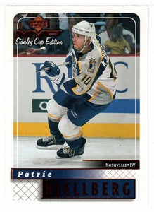 Patric Kjellberg - Nashville Predators (NHL Hockey Card) 1999-00 Upper Deck MVP Stanley Cup Edition # 103 Mint
