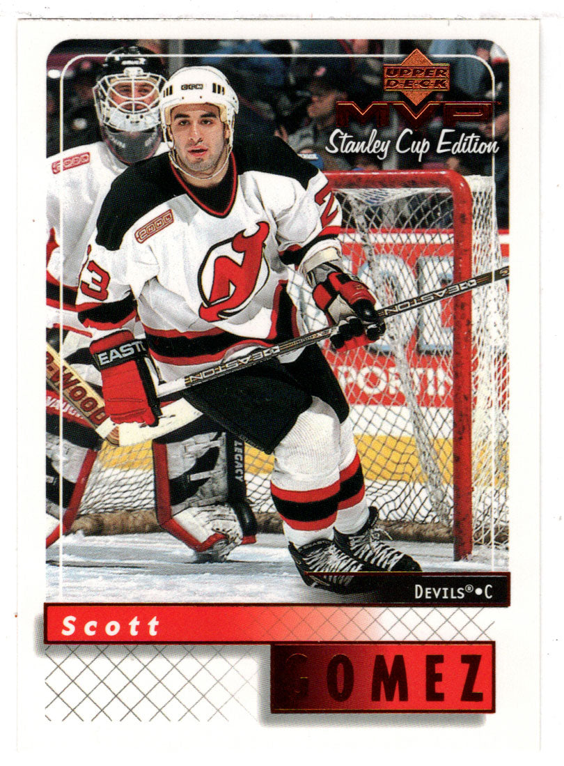 Scott Gomez - New Jersey Devils (NHL Hockey Card) 1999-00 Upper Deck MVP Stanley Cup Edition # 107 Mint