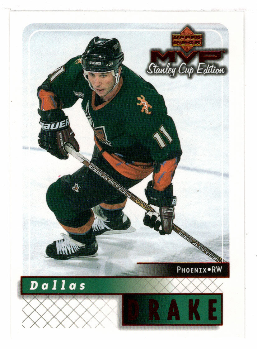 Dallas Drake - Phoenix Coyotes (NHL Hockey Card) 1999-00 Upper Deck MVP Stanley Cup Edition # 142 Mint