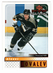 Alexei Kovalev - Pittsburgh Penguins (NHL Hockey Card) 1999-00 Upper Deck MVP Stanley Cup Edition # 147 Mint