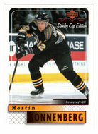 Martin Sonnenberg RC - Pittsburgh Penguins (NHL Hockey Card) 1999-00 Upper Deck MVP Stanley Cup Edition # 149 Mint