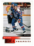 Brett Lysak RC - Regina - CHL Prospects (NHL Hockey Card) 1999-00 Upper Deck MVP Stanley Cup Edition # 204 Mint