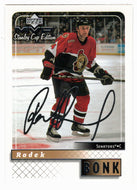 Radek Bonk - Ottawa Senators (NHL Hockey Card) 1999-00 Upper Deck MVP Stanley Cup Edition SILVER Script # 125 Mint