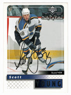 Scott Young - St. Louis Blues (NHL Hockey Card) 1999-00 Upper Deck MVP Stanley Cup Edition SILVER Script # 166 Mint