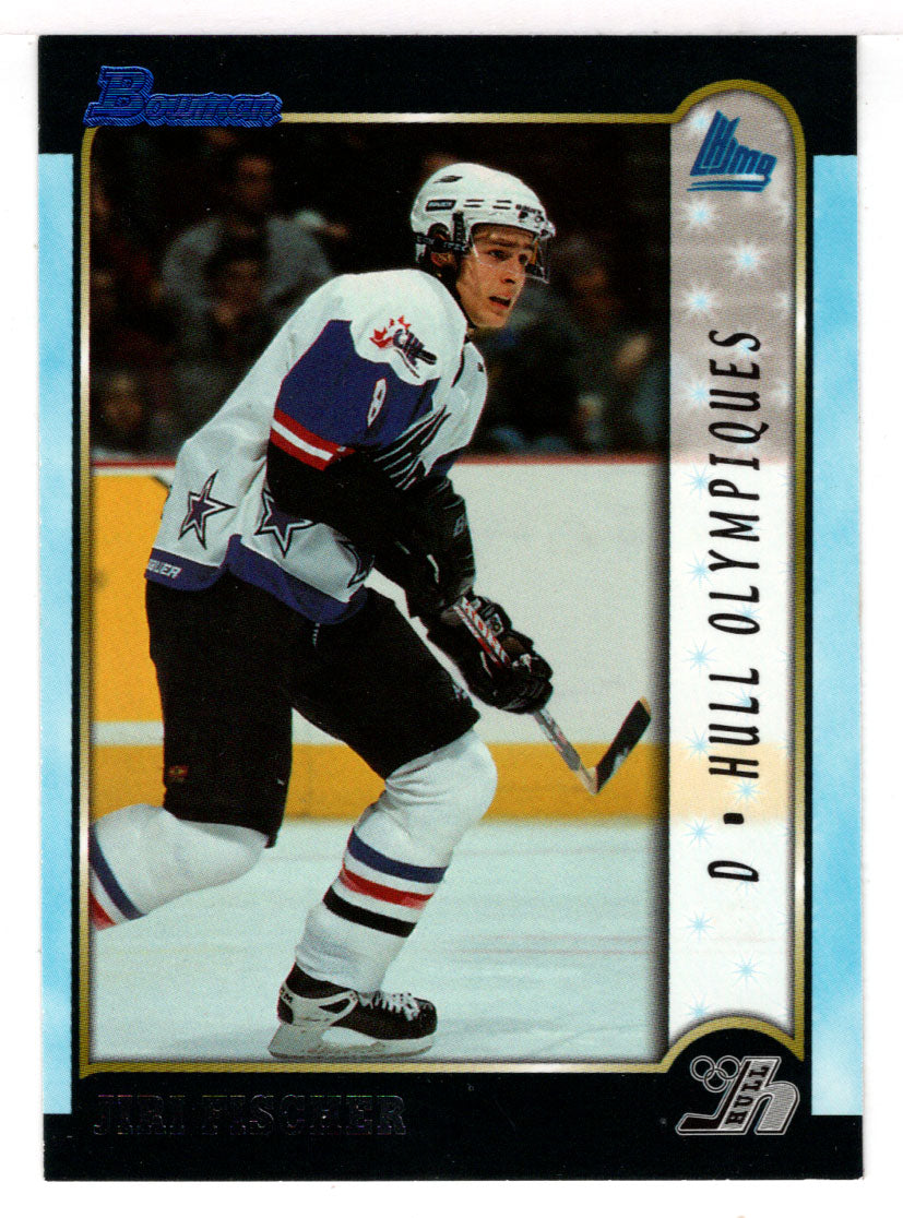 Jiri Fischer - Hull Olympiques (Hockey Card) 1999 Bowman CHL # 66 Mint