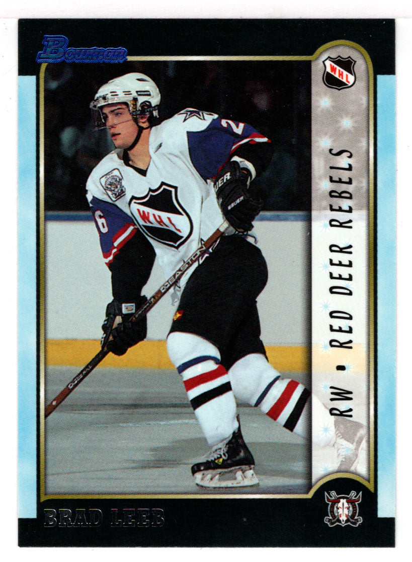 Brad Leeb - Red Deer Rebels (Hockey Card) 1999 Bowman CHL # 89 Mint