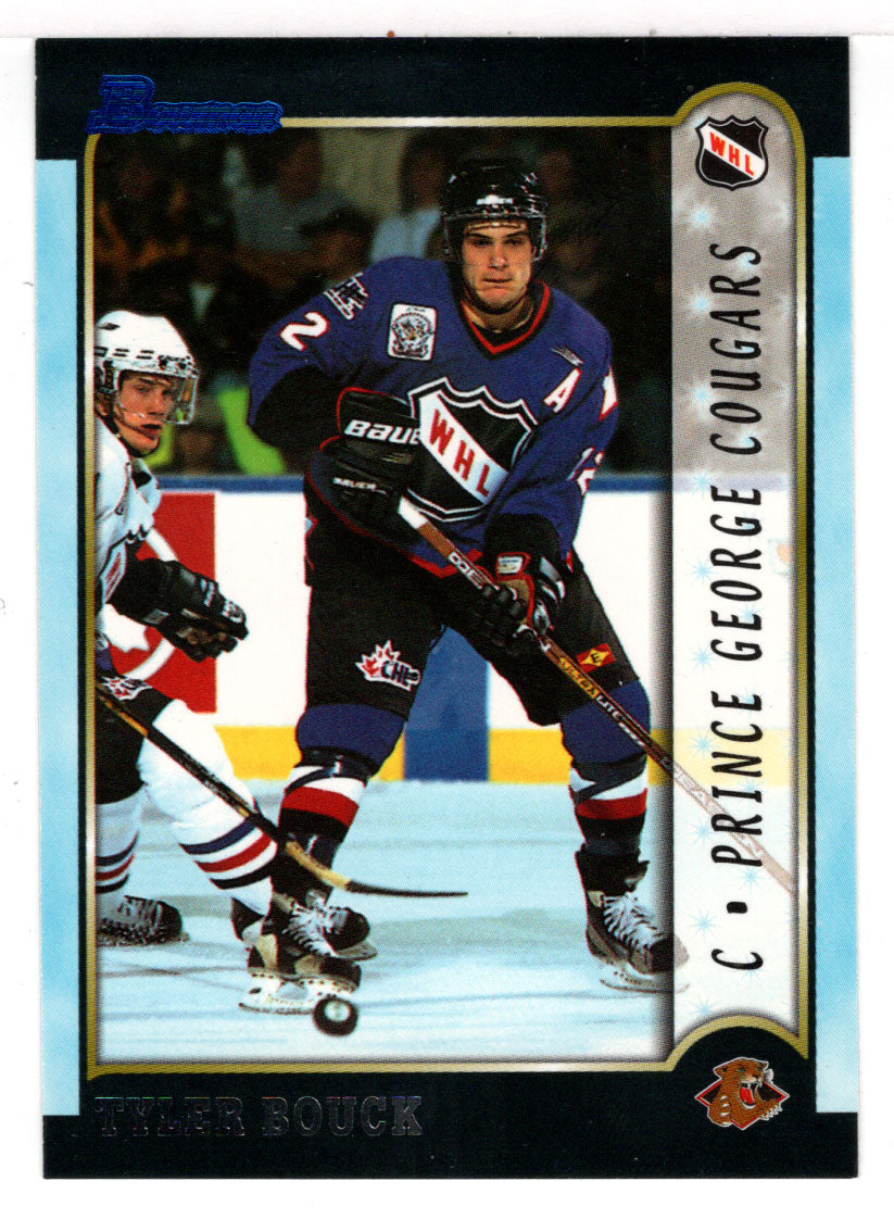 Tyler Bouck - Prince George Cougars (Hockey Card) 1999 Bowman CHL # 105 Mint