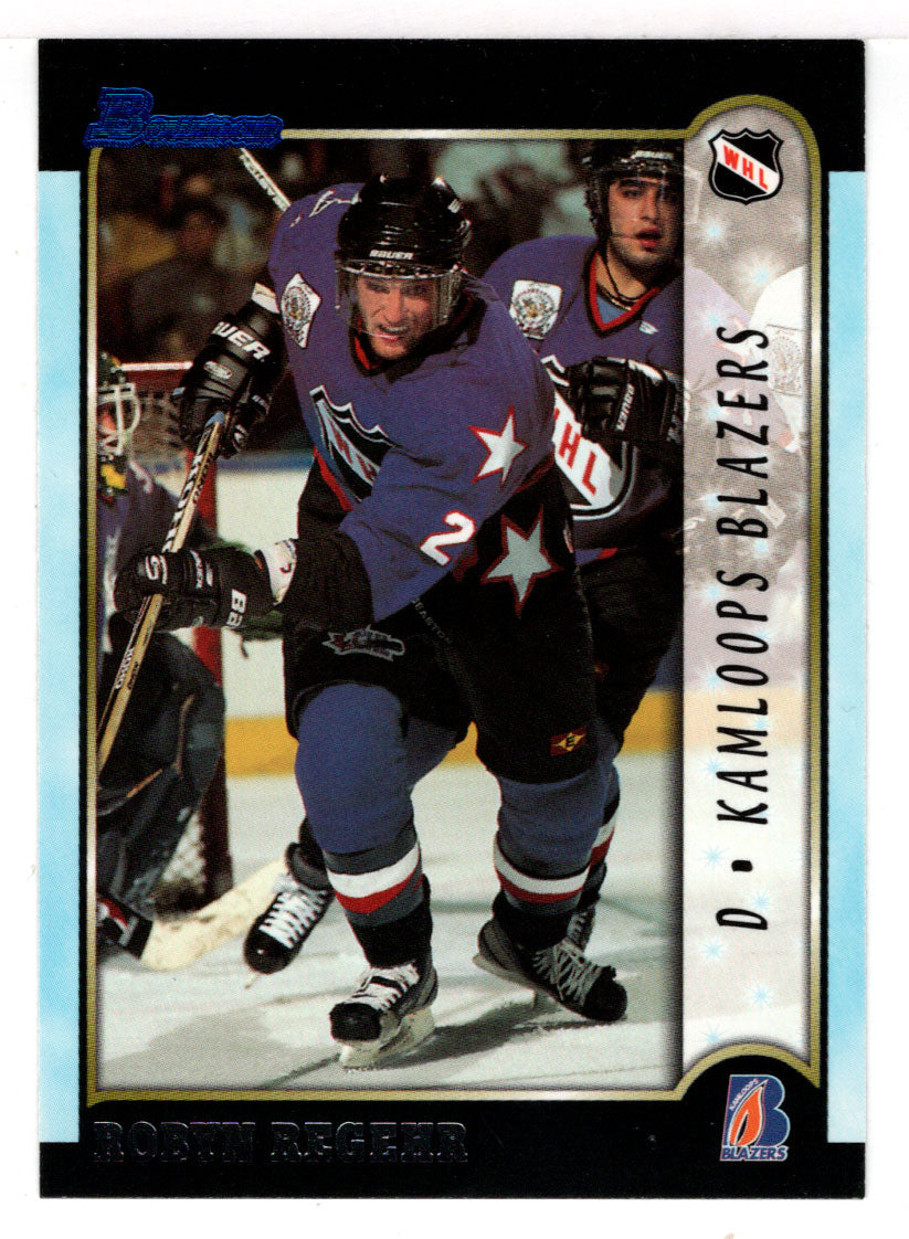 Robyn Regehr - Kamloops Blazers (Hockey Card) 1999 Bowman CHL # 119 Mint