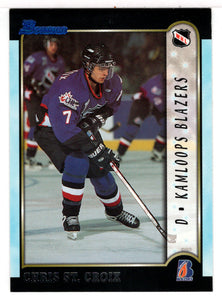 Chris St. Croix - Kamloops Blazers (Hockey Card) 1999 Bowman CHL # 120 Mint