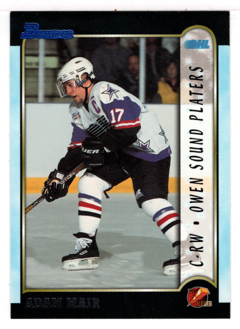 Adam Mair - Owen Sound Platers (Hockey Card) 1999 Bowman CHL # 148 Mint