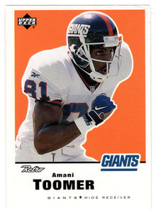 Amani Toomer - New York Giants (NFL Football Card) 1999 Upper Deck Retro # 104 Mint